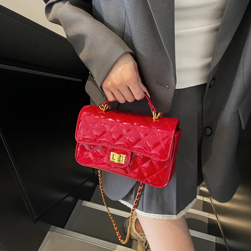 TOUTSEUL YOLO PU Handbag Women's Ecru/Yellow/Black/Burgundy/Pink-22