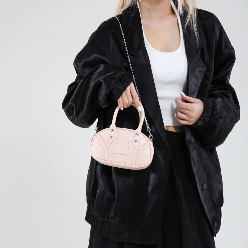 TOUTSEUL YOLO PU One Shoulder Handbag Women's Light Pink/Pink/White/Blue/Red-4