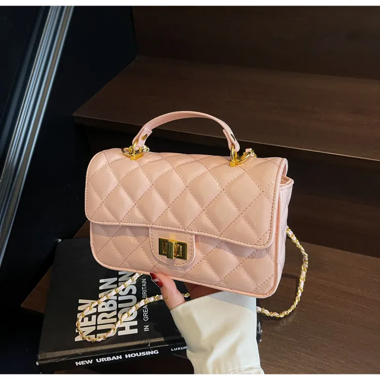 TOUTSEUL YOLO PU Handbag Women's Ecru/Yellow/Black/Burgundy/Pink-48