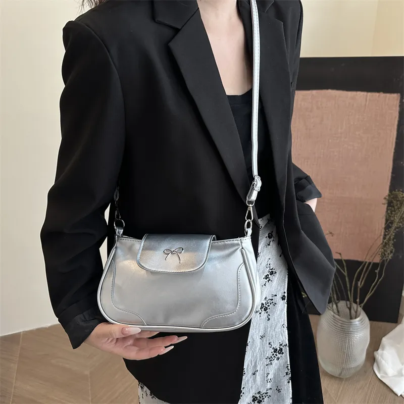 TOUTSEUL YOLO PU Crossbody Bag, Shoulder Bag Regular Women's White/Silver/Black/Pink/Brown-7