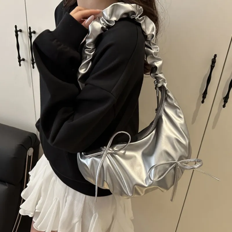 TOUTSEUL YOLO PU Handbag Women's Pink White Silver Blue-15