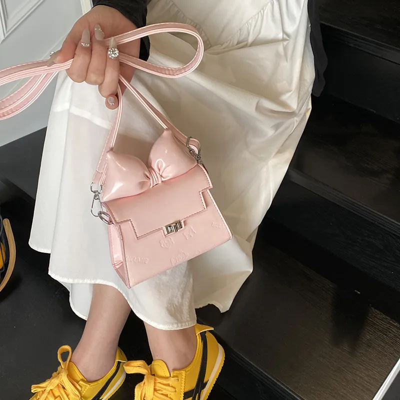 TOUTSEUL YOLO PU Shoulder Bag Women's White/Silver/Black/Pink/Blue-19