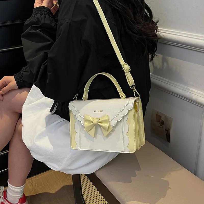 TOUTSEUL YOLO PU Handbag Women's Pink/Black/Light Blue/Yellow-21