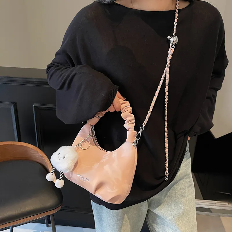 TOUTSEUL YOLO PU Handbag Women's Ecru/Black/Pink/Coffee-17