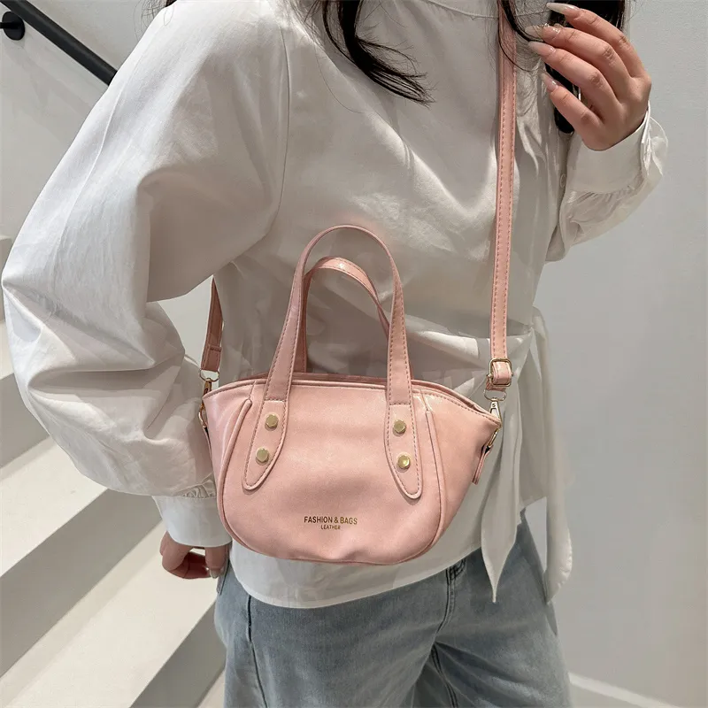 TOUTSEUL YOLO PU Handbag Women's White/Black/Pink/Brown-17