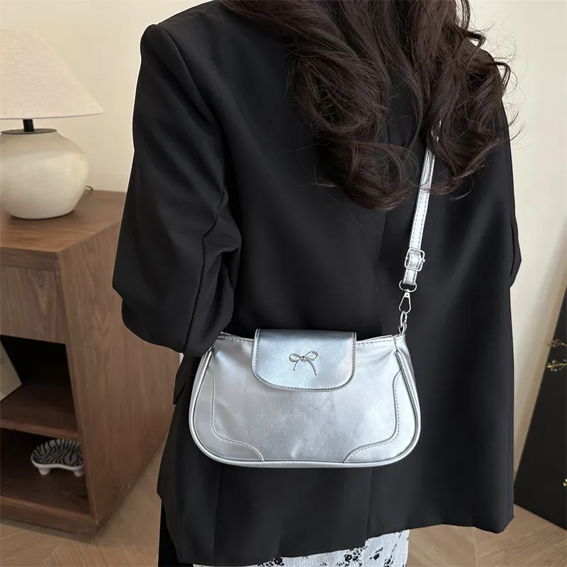 TOUTSEUL YOLO PU Crossbody Bag, Shoulder Bag Regular Women's White/Silver/Black/Pink/Brown-9