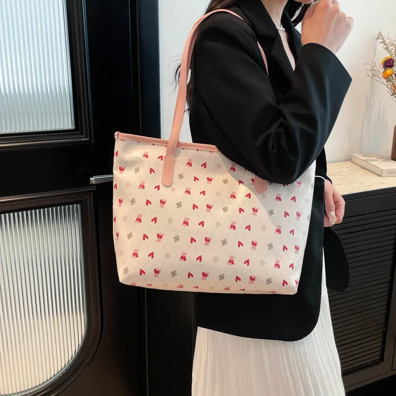 TOUTSEUL YOLO PU Tote Bag, Shopping Bag, Shoulder Bag Women's Multicolor-21
