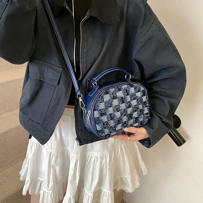 TOUTSEUL YOLO PU Handbag Women's Multicolor/Black/Light Blue/Dark Blue-21