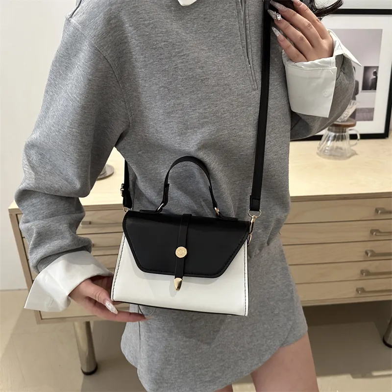 TOUTSEUL YOLO PU One Shoulder Handbag Women's White/Black/Red/Khaki/Brown-8