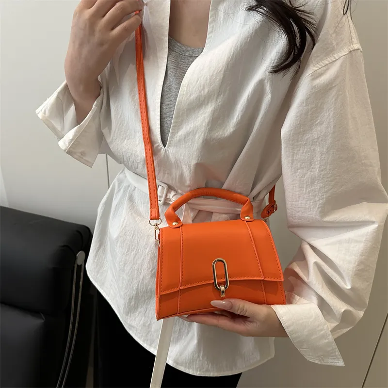 TOUTSEUL YOLO PU Shoulder Bag, Crossbody Bag, Handbag Women's White/Pink/Black/Orange-20