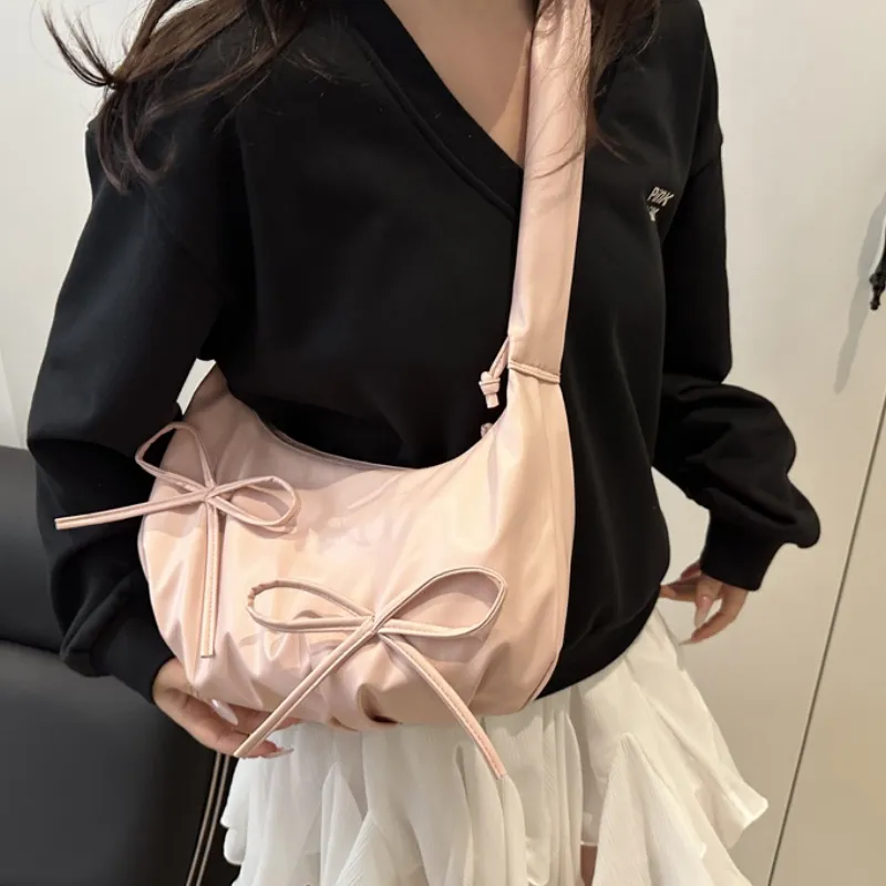 TOUTSEUL YOLO PU Handbag Women's Pink White Silver Blue-3