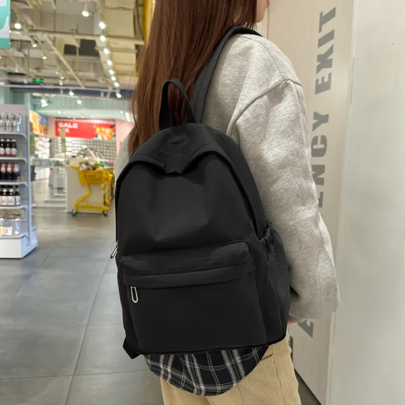 TOUTSEUL YOLO Nylon Backpack Regular Unisex White/Black/Purple/Yellow/Green-12