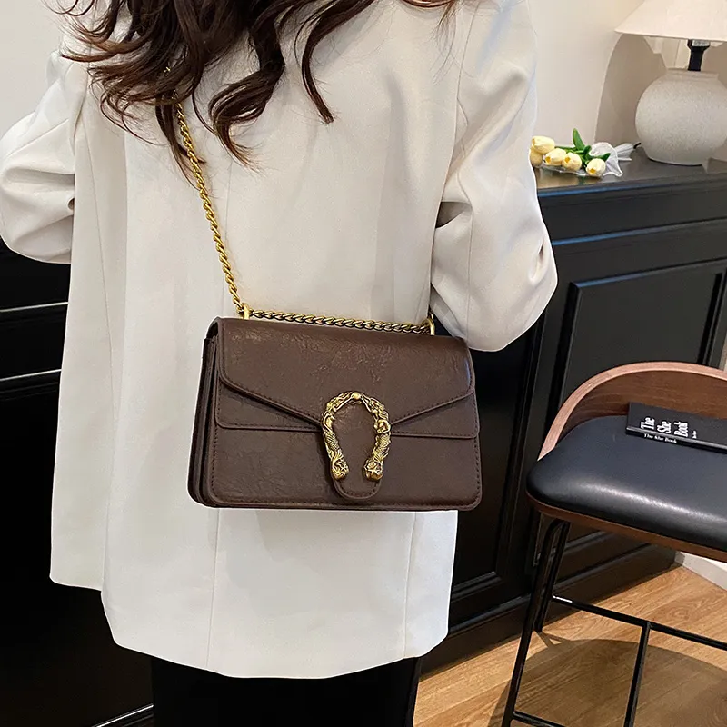 TOUTSEUL YOLO PU Shoulder Bag Regular Women's Light Brown/Coffee/Black-11