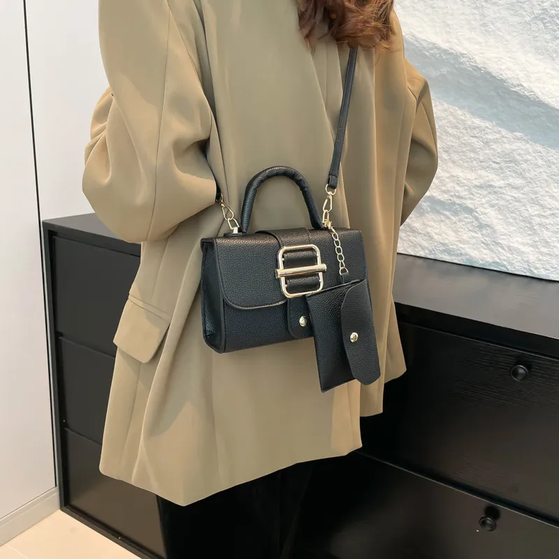 TOUTSEUL YOLO Pu One Shoulder Handbag Women's White/Black/Red/Pink/Brown-8