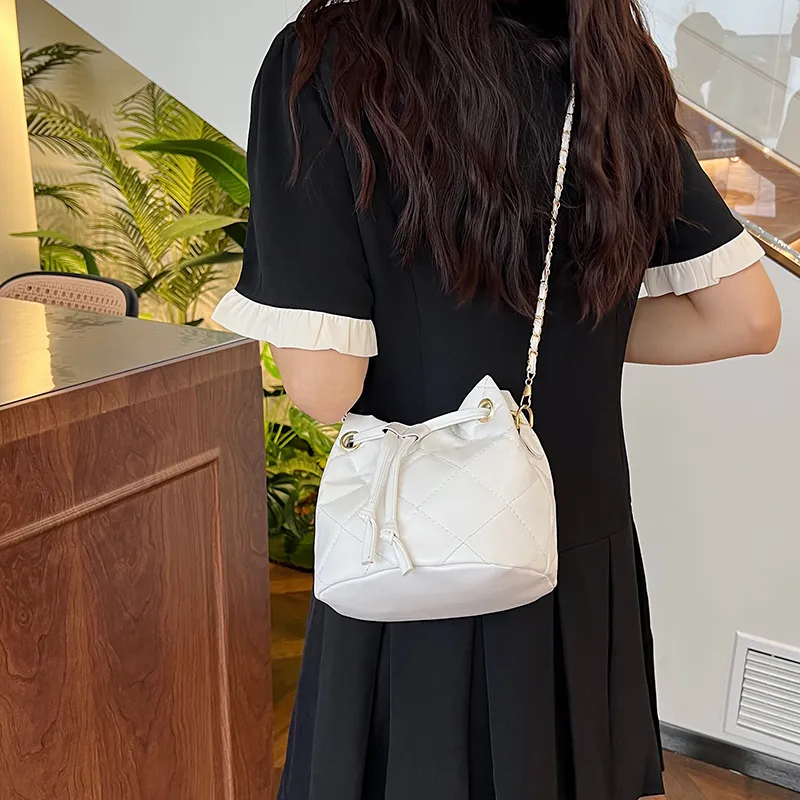 TOUTSEUL YOLO PU Crossbody Bag, Shoulder Bag Women's White/Khaki/Black/Rose Red-6