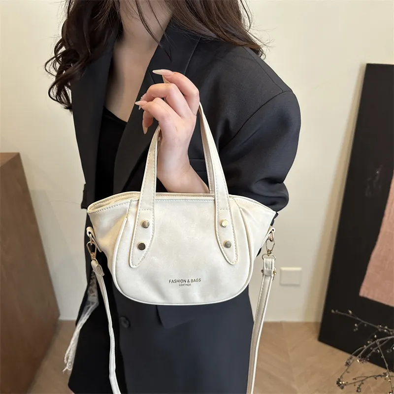 TOUTSEUL YOLO PU Handbag Women's White/Black/Pink/Brown-1