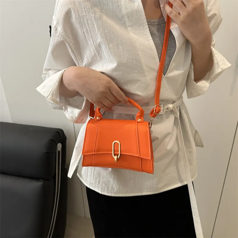 TOUTSEUL YOLO PU Shoulder Bag, Crossbody Bag, Handbag Women's White/Pink/Black/Orange-21