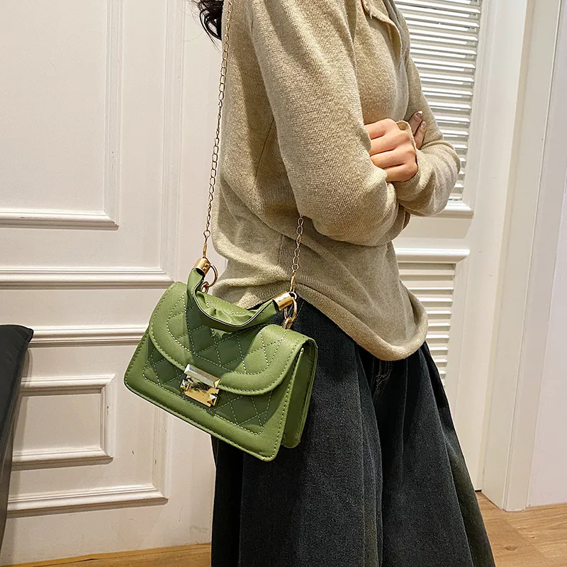 TOUTSEUL YOLO PU Shoulder Bag, Crossbody Bag, Handbag Women's White/Black/Khaki/Green/Brown-17