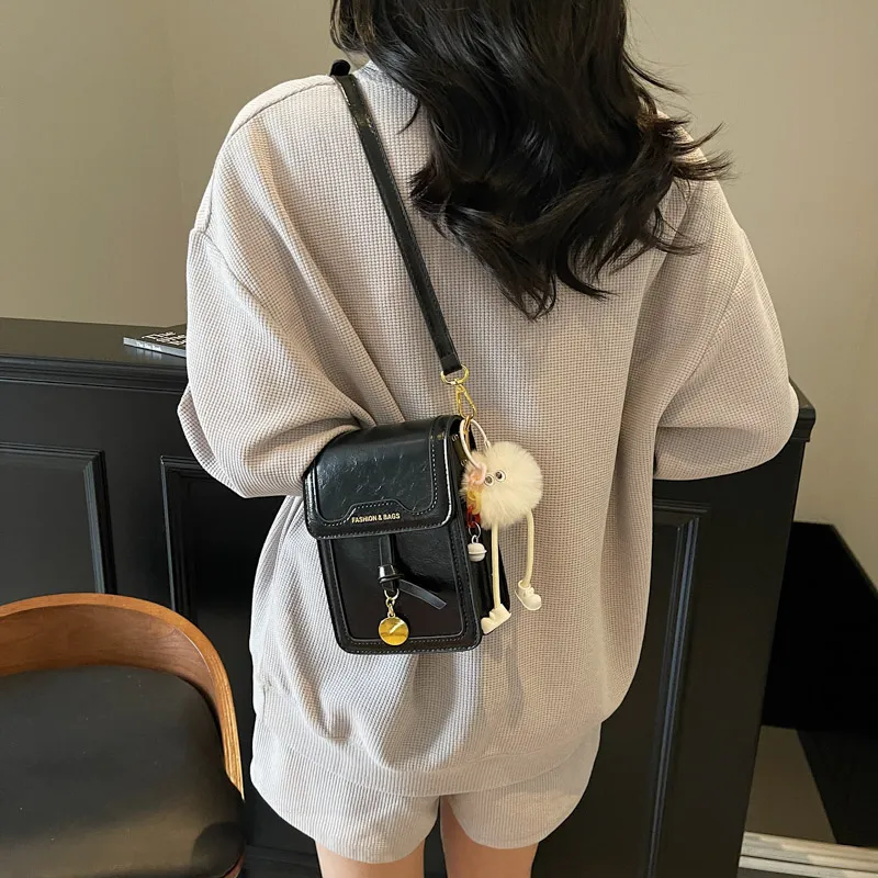TOUTSEUL YOLO PU Cell Phone Pouch Women's White/Silver/Black/Pink-17