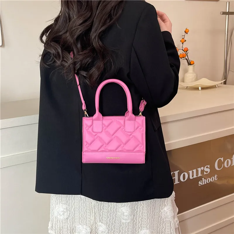 TOUTSEUL YOLO PU Handbag Women's White/Silver/Black/Red/Pink-27