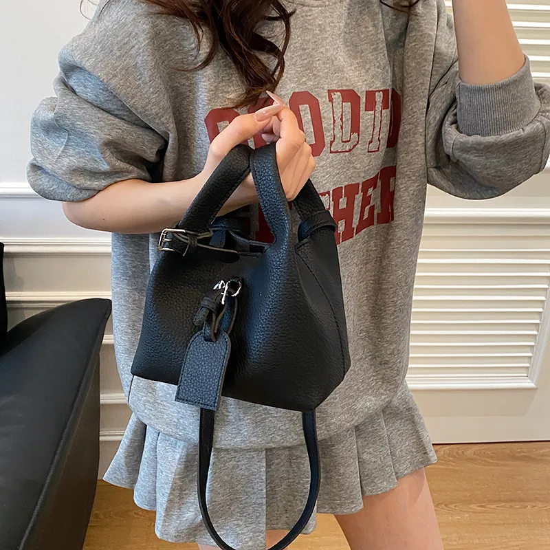 TOUTSEUL YOLO PU Handbag Women's Ecru/Gray/Black/Khaki-17
