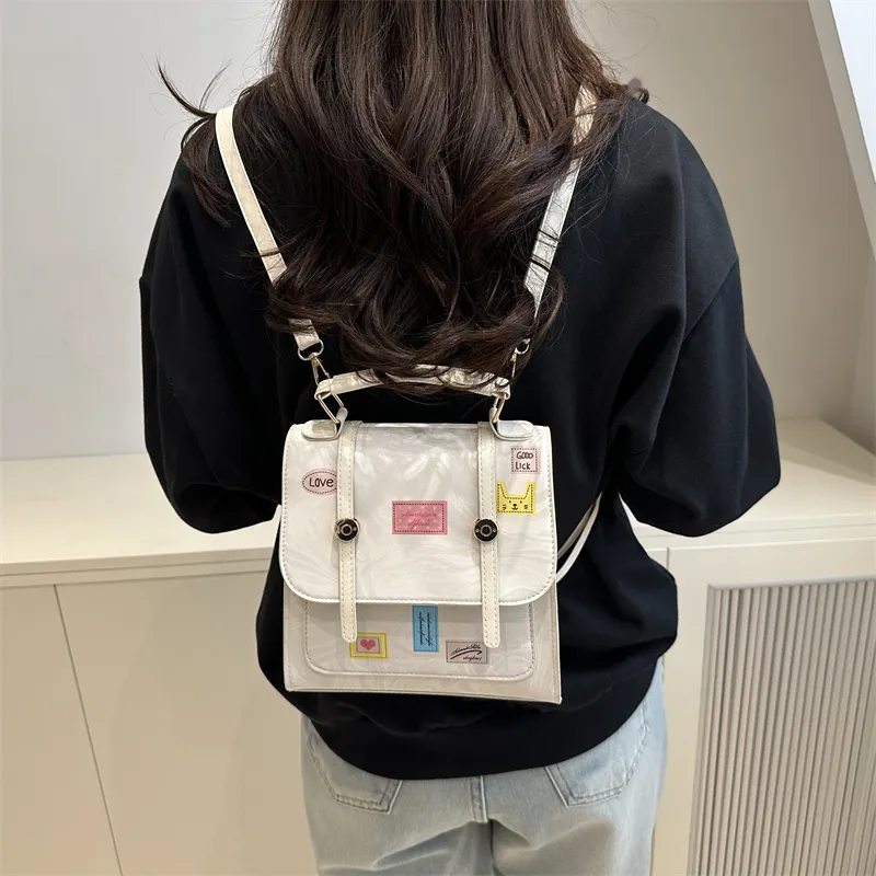 TOUTSEUL YOLO PU Backpack Regular Women's White-2