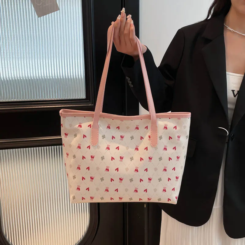 TOUTSEUL YOLO PU Tote Bag, Shopping Bag, Shoulder Bag Women's Multicolor-19