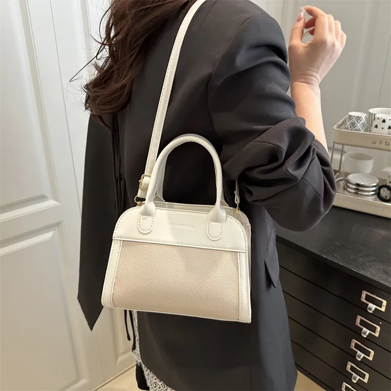 TOUTSEUL YOLO PU One Shoulder Handbag Women's White/Black/Khaki/Light Brown-3