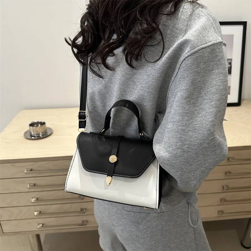 TOUTSEUL YOLO PU One Shoulder Handbag Women's White/Black/Red/Khaki/Brown-9