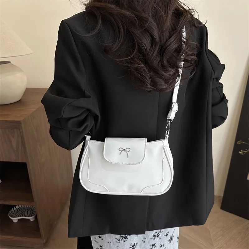 TOUTSEUL YOLO PU Crossbody Bag, Shoulder Bag Regular Women's White/Silver/Black/Pink/Brown-4
