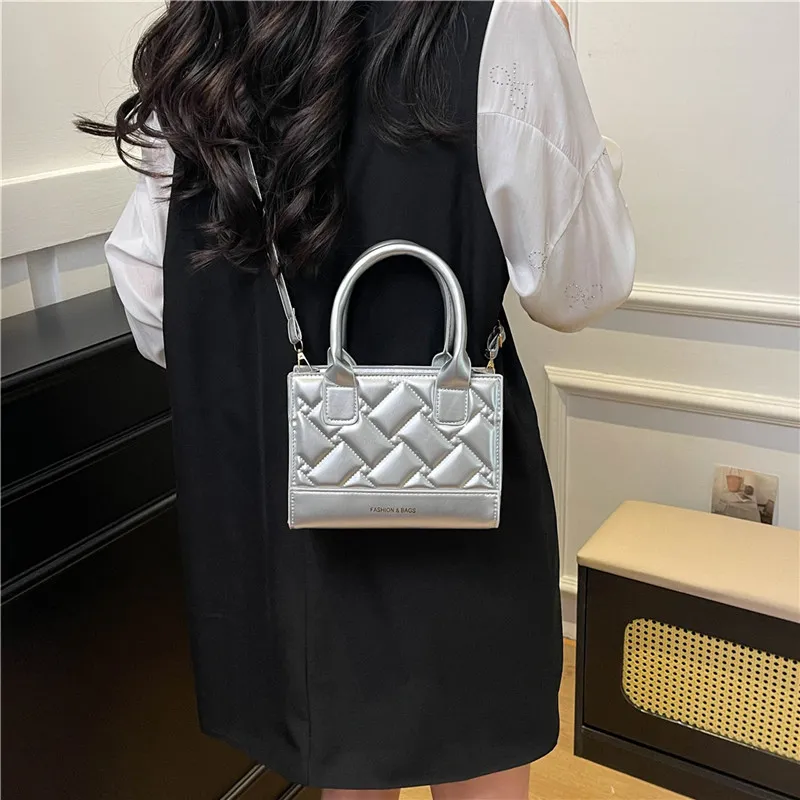 TOUTSEUL YOLO PU Handbag Women's White/Silver/Black/Red/Pink-9