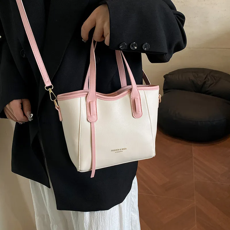 TOUTSEUL YOLO PU Handbag Women's Black/Khaki/Pink/Brown-14