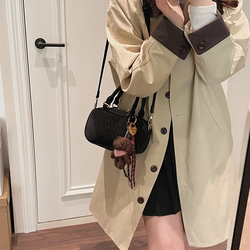 TOUTSEUL YOLO PU Crossbody One Shoulder Handbag Regular Women's Pink/Green/Brown/Black-19