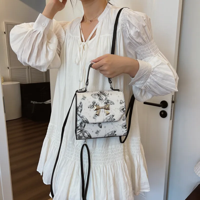 TOUTSEUL YOLO PU Backpack Women's White/Black/Red/Pink-10