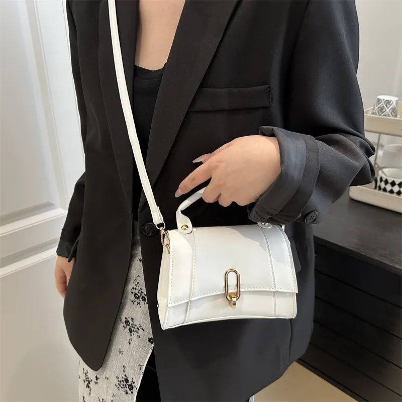TOUTSEUL YOLO PU Shoulder Bag, Crossbody Bag, Handbag Women's White/Pink/Black/Orange-4