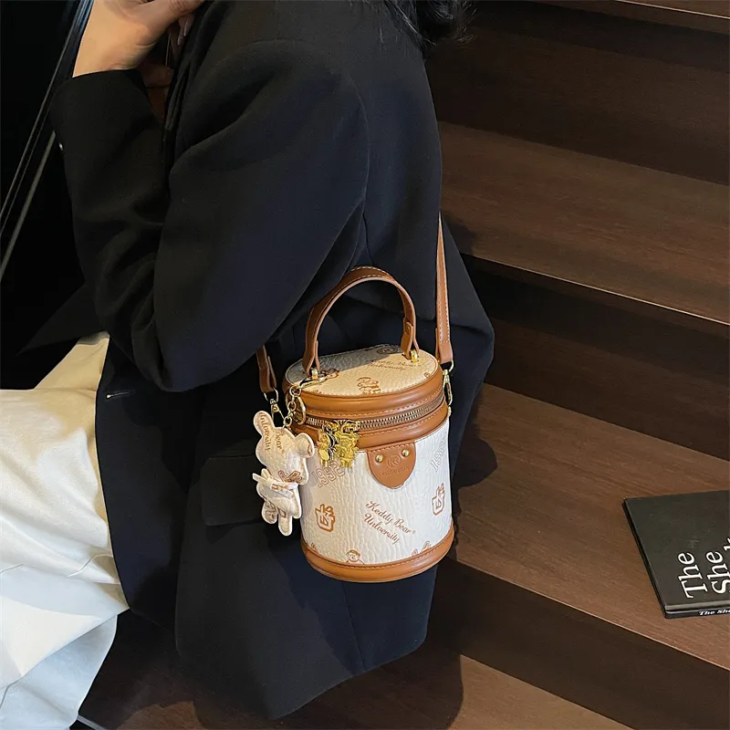 TOUTSEUL YOLO PU Handbag Women's White/Black/Pink/Brown-2