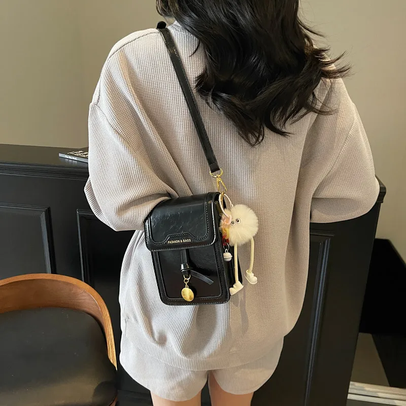 TOUTSEUL YOLO PU Cell Phone Pouch Women's White/Silver/Black/Pink-18