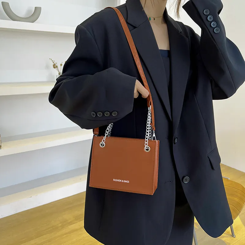 TOUTSEUL YOLO PU Shoulder Bag, Crossbody Bag, Handbag Women's Ecru/Gold/Brown/Black-16