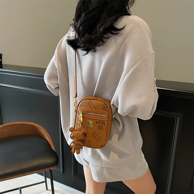 TOUTSEUL YOLO PU Crossbody Bag, Shoulder Bag Women's White/Black/Pink/Brown-23