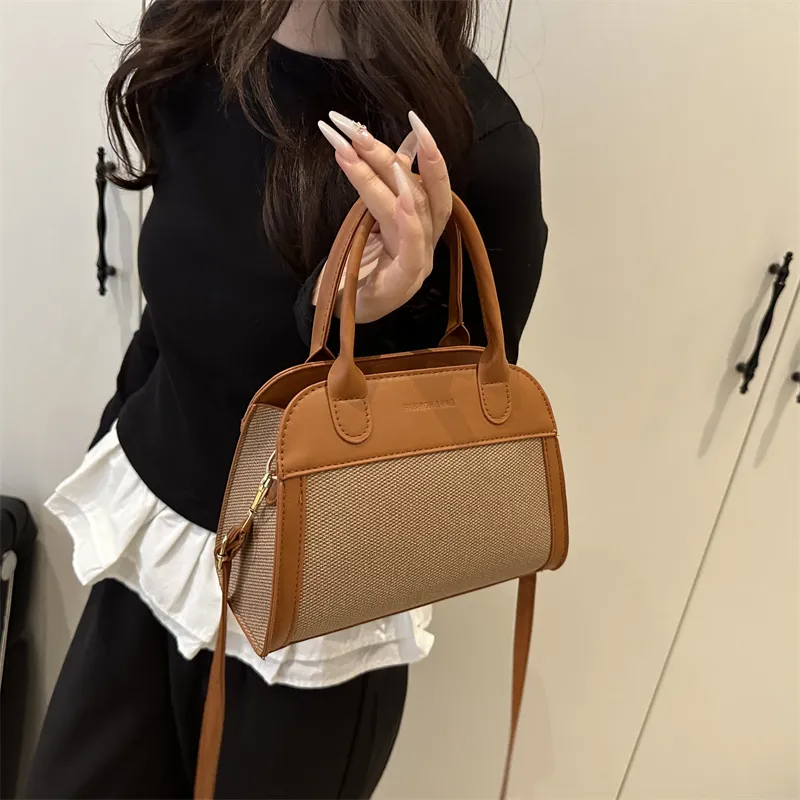 TOUTSEUL YOLO PU One Shoulder Handbag Women's White/Black/Khaki/Light Brown-18