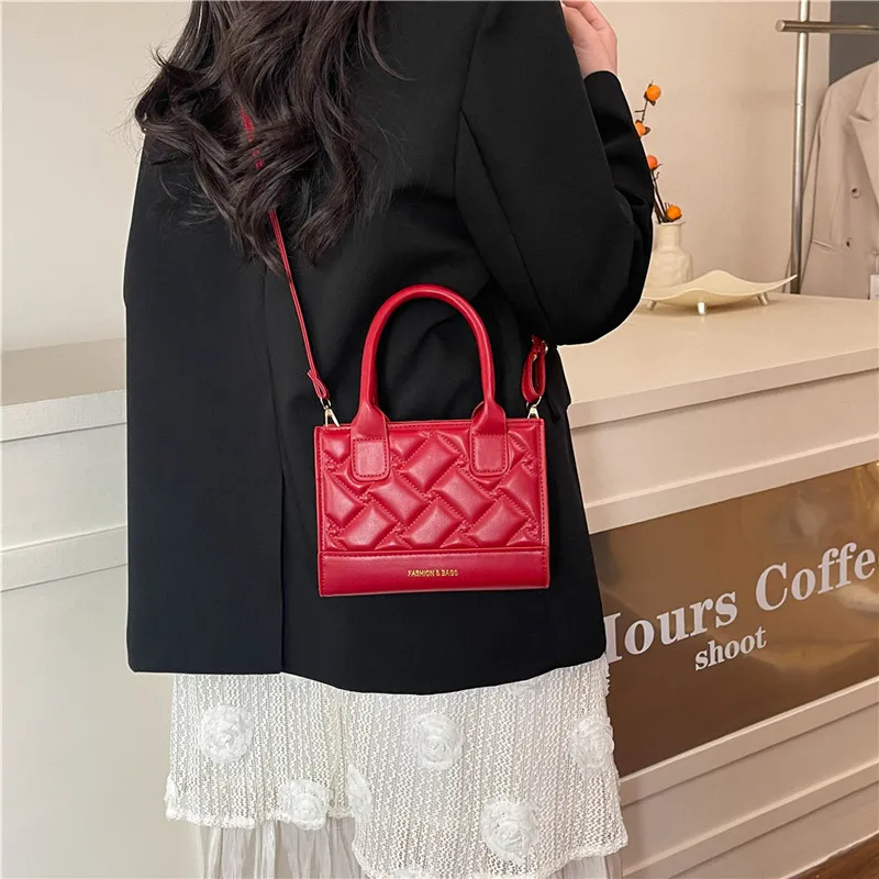 TOUTSEUL YOLO PU Handbag Women's White/Silver/Black/Red/Pink-21