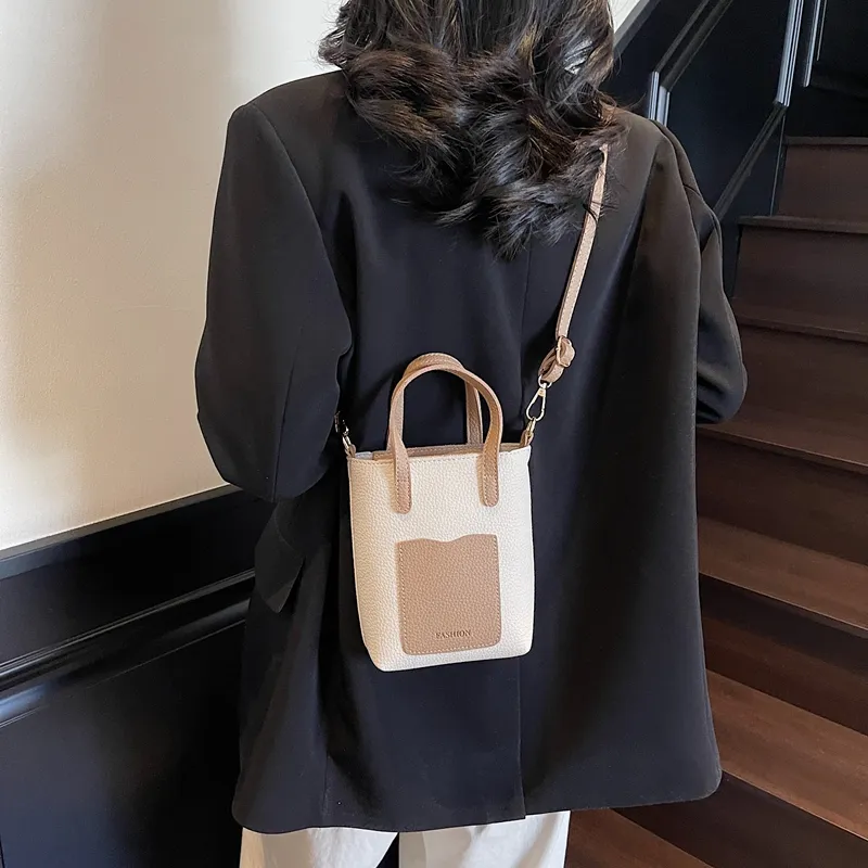 TOUTSEUL YOLO PU Shoulder Bag, Crossbody Bag, Handbag Women's White/Pink/Brown/Black-13