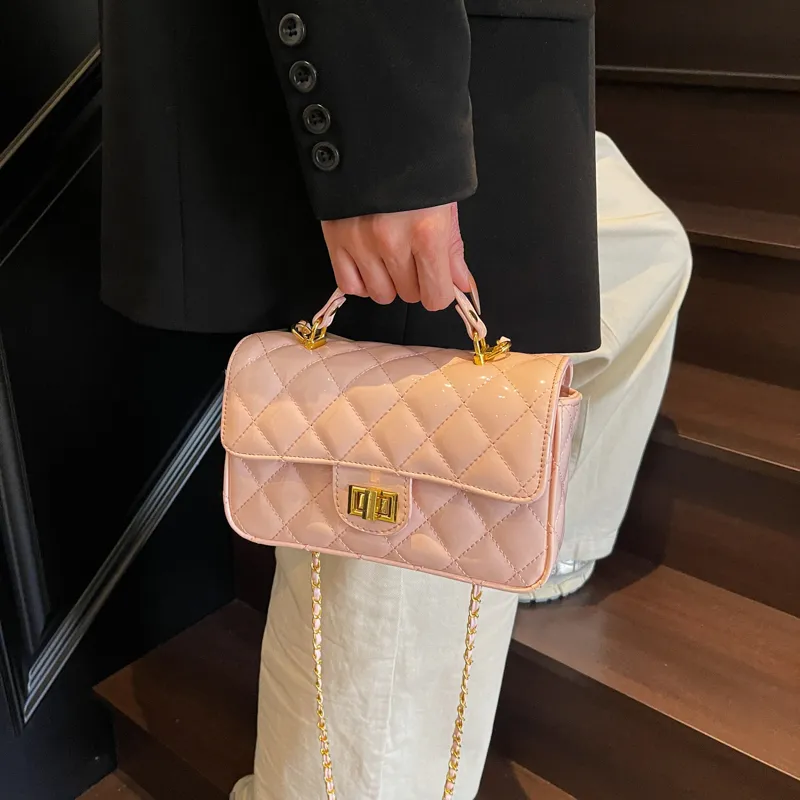 TOUTSEUL YOLO PU Handbag Women's Ecru/Yellow/Black/Burgundy/Pink-16