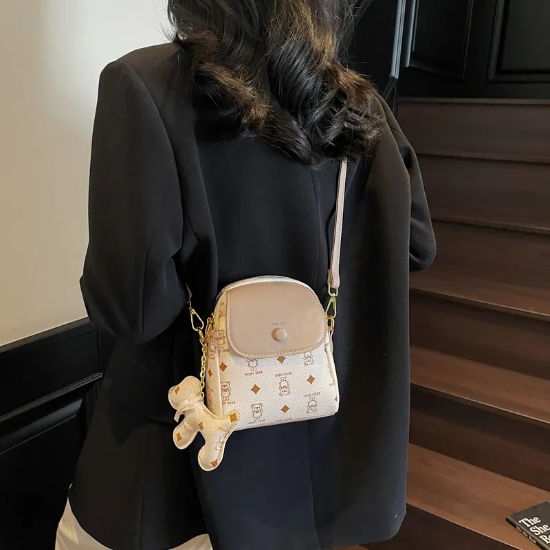 TOUTSEUL YOLO PU Crossbody Bag, Shoulder Bag Women's White/Pink/Coffee/Brown-2