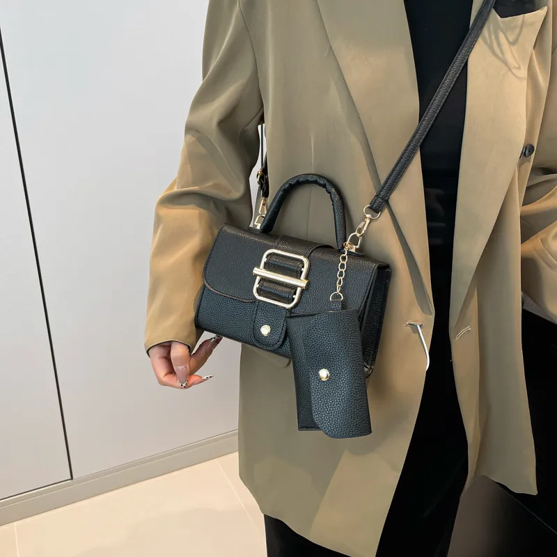 TOUTSEUL YOLO Pu One Shoulder Handbag Women's White/Black/Red/Pink/Brown-6
