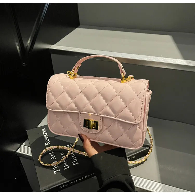 TOUTSEUL YOLO PU Handbag Women's Ecru/Yellow/Black/Burgundy/Pink-46