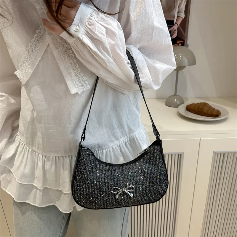 TOUTSEUL YOLO Special Material Shoulder Bag Women's Pink/Silver/Green/Gold/Black-25
