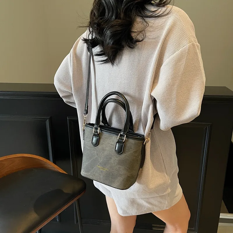 TOUTSEUL YOLO PU Crossbody Handbag Women's Beige & Brown/Beige & Black/Black & Pink-16