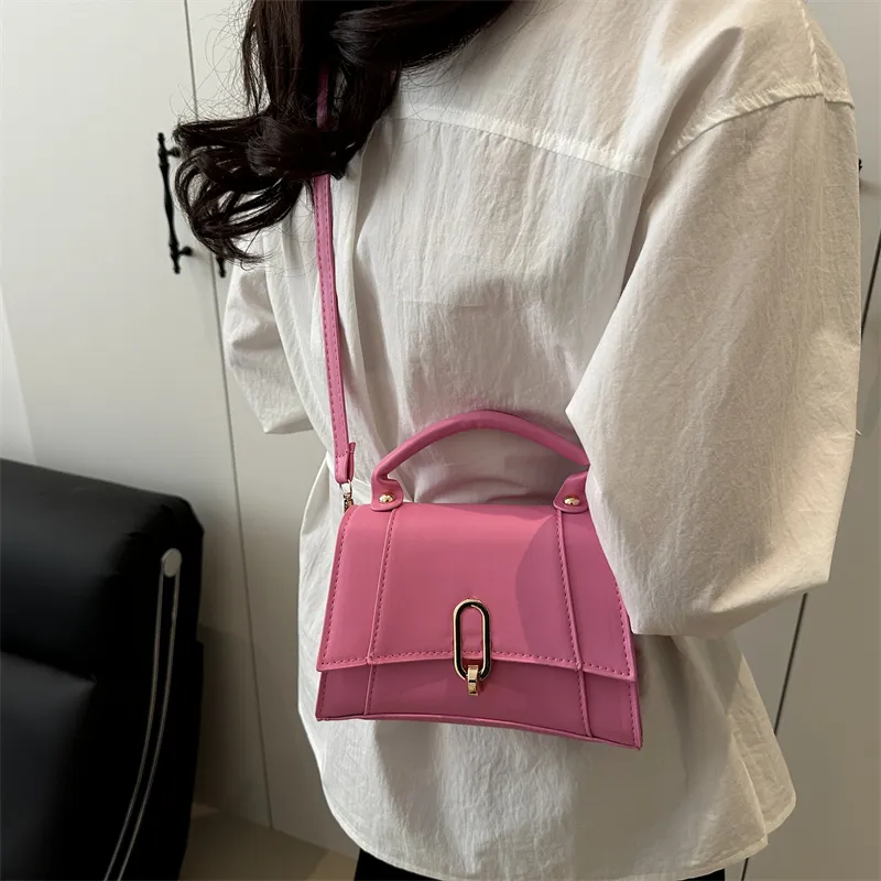 TOUTSEUL YOLO PU Shoulder Bag, Crossbody Bag, Handbag Women's White/Pink/Black/Orange-11