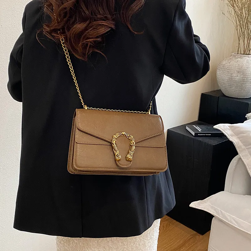 TOUTSEUL YOLO PU Shoulder Bag Regular Women's Light Brown/Coffee/Black-5